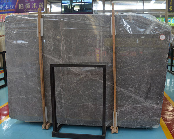 Italian dark color grey emperador marble slab