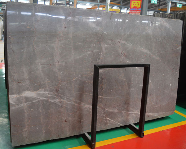 Polished fantastic color dark grey marble slab tiles