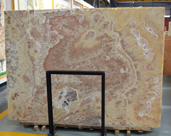 Chinese Luxury yellow onyx marble slab for sale