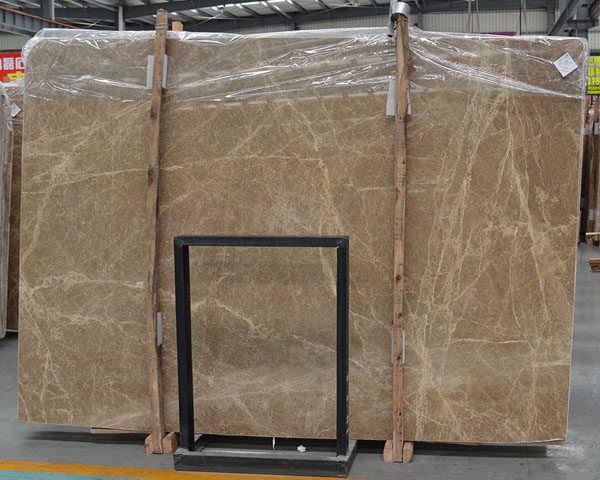 China emperador light coffee brown marble slab