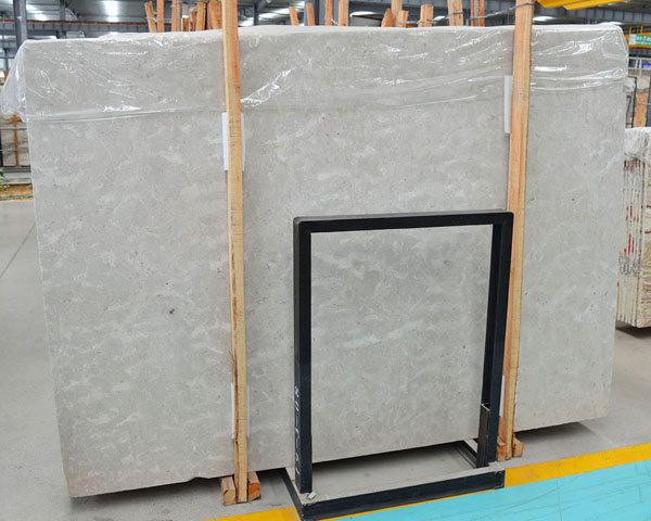 Iran natural light gray marble slab for flooring tiles