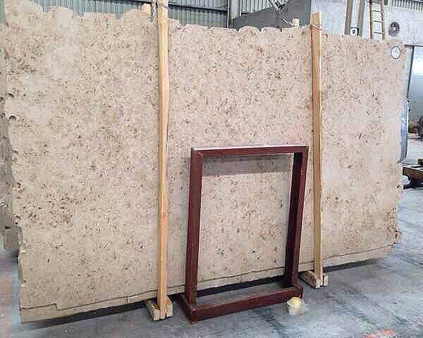 Imported jura light beige limestone marble slab