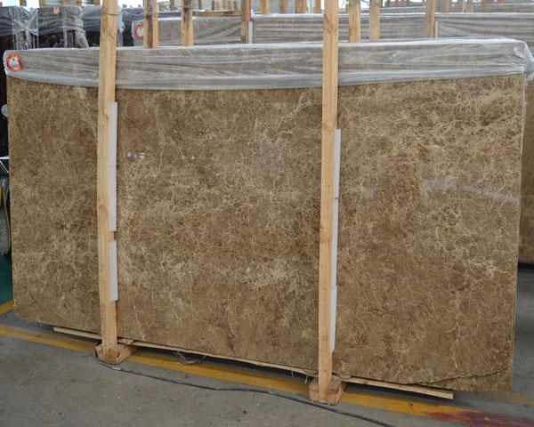 Hot sale emperador light color brown marble slab