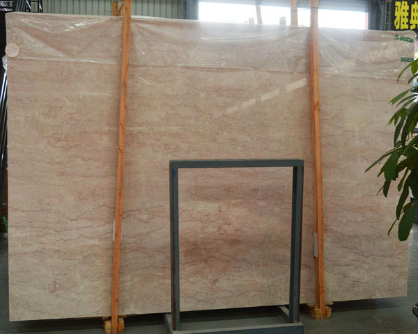 Chinese hot sale pink rose marble flooring tiles